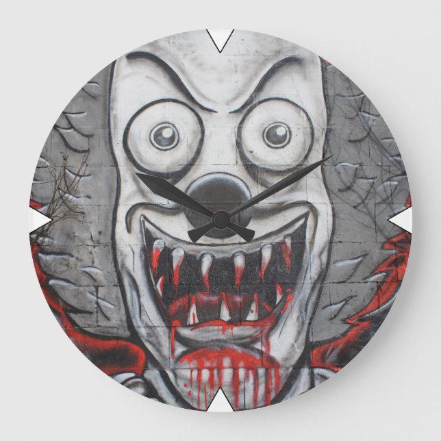Bloody Clown Stor Klocka (Framsida)