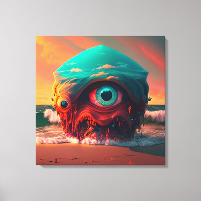 Bloody Eyes Canvastryck (Framsida)