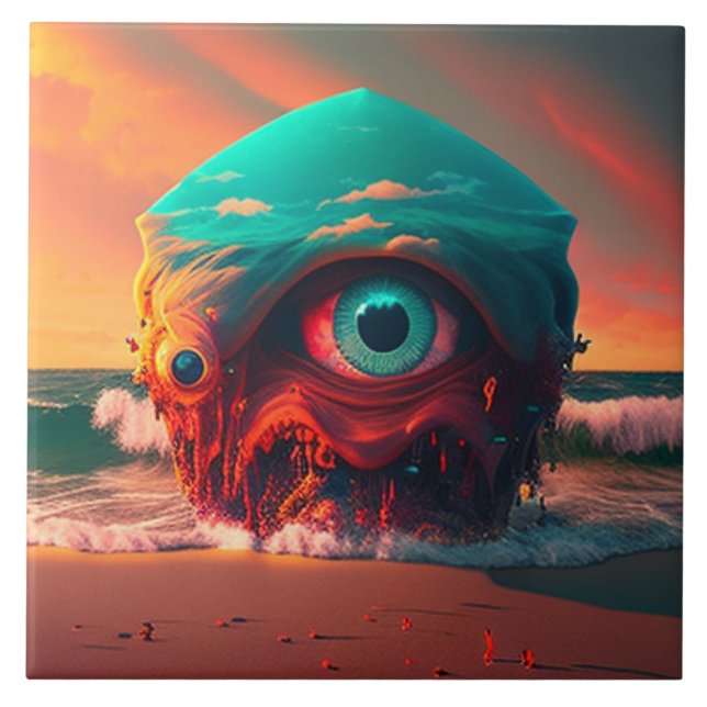 Bloody Eyes Kakelplatta (Framsidan)