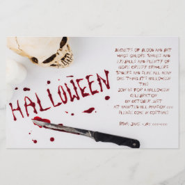 Bloody Halloween fest Flygblad