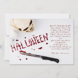 Bloody Halloween fest Inbjudningar