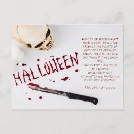 Bloody Halloween fest Vykort