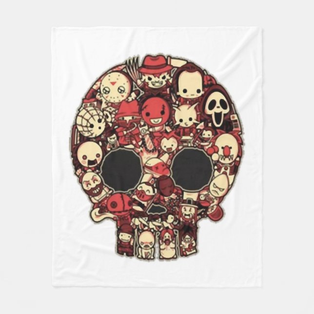 Bloody halloween fleecefilt (Framsidan)