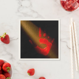 Bloody Hand-utskrift Pappersservett