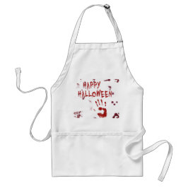 Bloody Handprint Halloween - Apron Förkläde