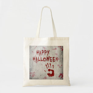 Bloody Handprint Halloween Tygkasse