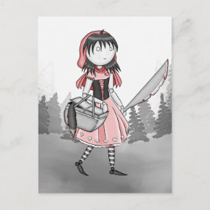 Bloody Lil Red v.2 Vykort
