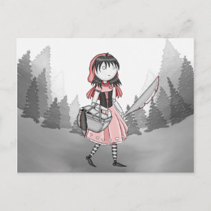 Bloody Lil Red-vykort Vykort