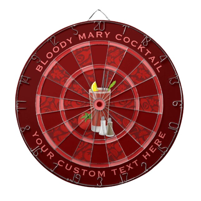 Bloody Mary Cocktail Darttavla (Framsidan)