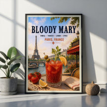 Bloody Mary Cocktail Paris Café French Bistro