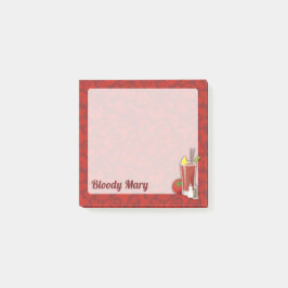 Bloody Mary Cocktail Post-it Block