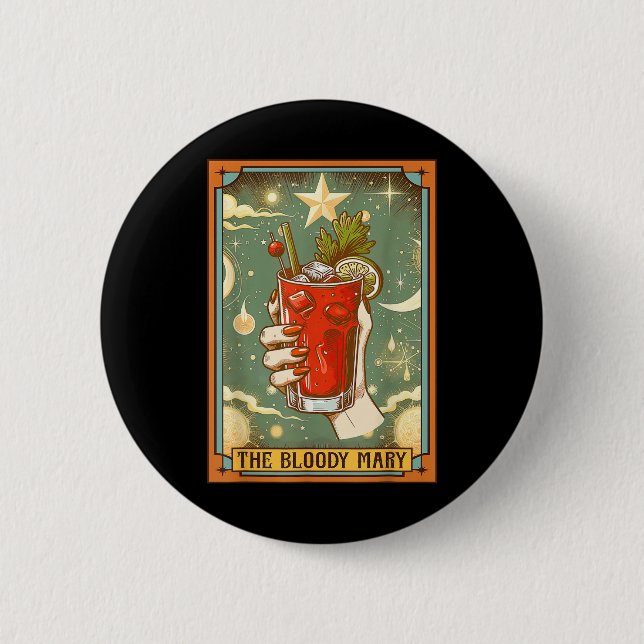Bloody Mary Drinking Svan Bloody Mary Tarot Ca Knapp (Framsida)