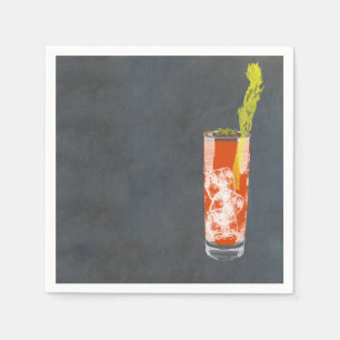 Bloody Mary eller Bloody Caesar Pappersservett