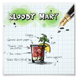Bloody Mary Fototryck