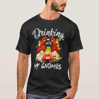 Bloody Mary Gnome Kärlek dricker med mina Gnomies T Shirt