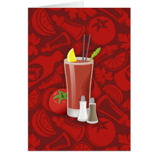 Bloody Mary Hälsningskort
