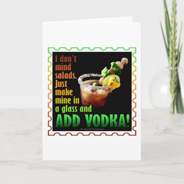 BLOODY MARY, LADDAD MED SPRIT KORT (Framsida)