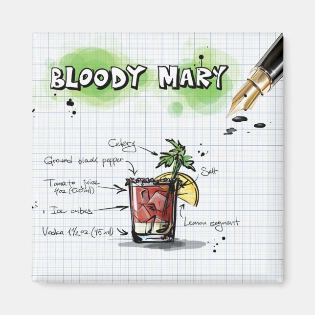 Bloody Mary Magnet (Framsidan)