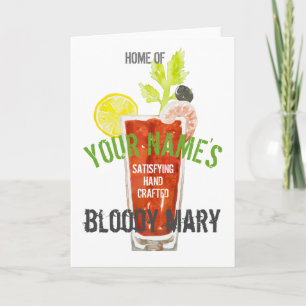 Bloody Mary Personlig Kort