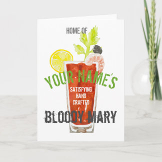 Bloody Mary Personlig Kort