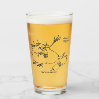 Bloody Mary Raccoon Glass Glaskopp