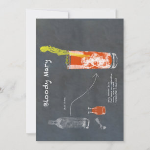 Bloody Mary Recipe Inbjudningar