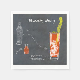 Bloody Mary Recipe Pappersservett