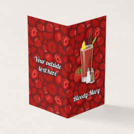 Bloody Mary Recipe Visitkort