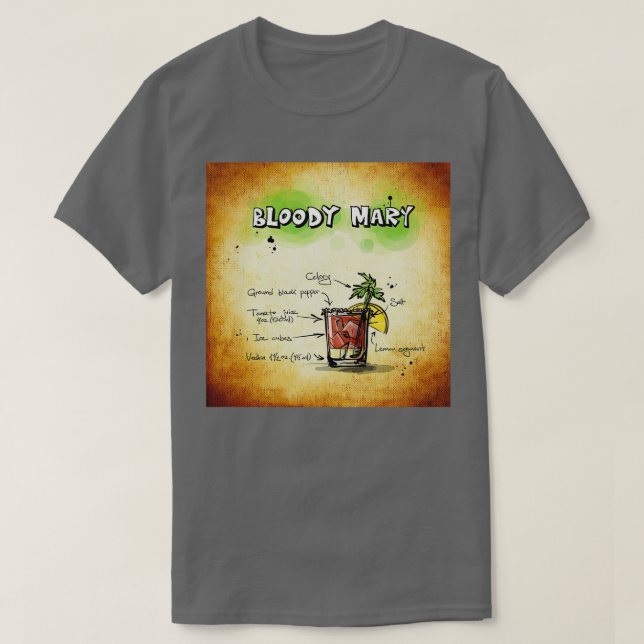 Bloody Mary T Shirt (Design framsida)