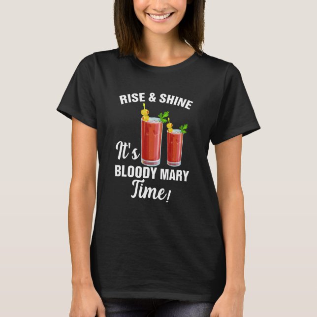 Bloody Mary Time Cute Girls Women Dress T Shirt (Framsida)