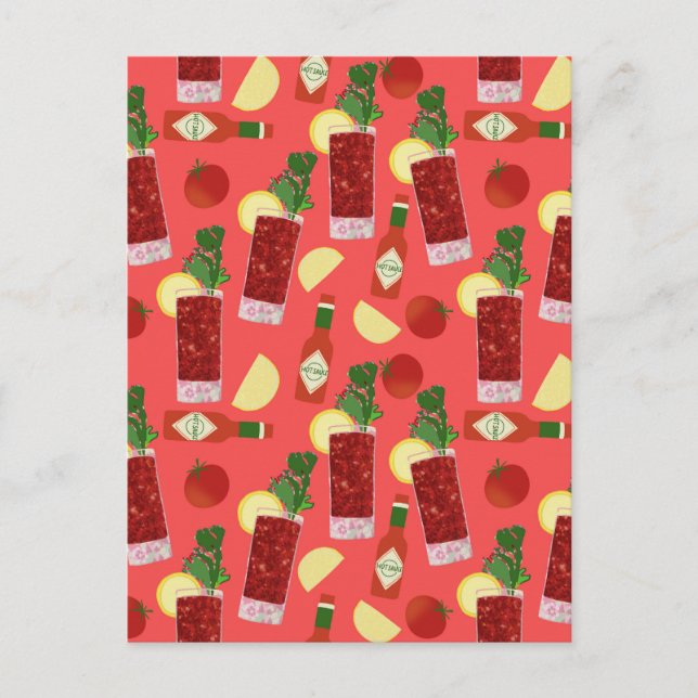 Bloody Mary Vykort (Framsida)