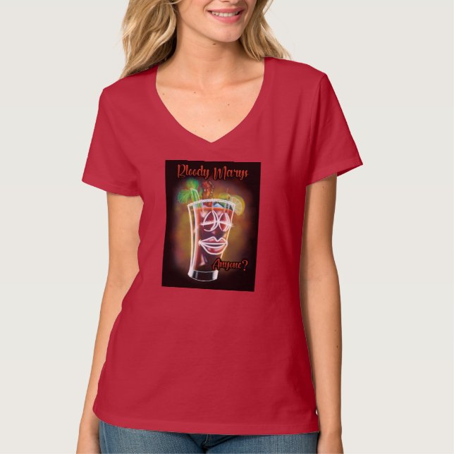 Bloody Marys nån? T Shirt (Framsida)