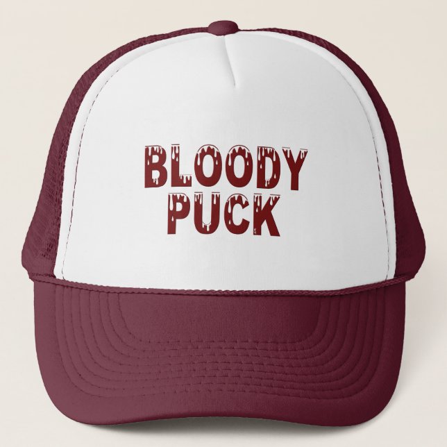 Bloody Puck trucker hat Keps (Framsida)
