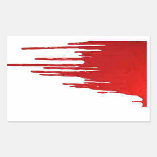 Bloody Rektangulärt Klistermärke