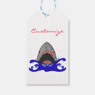 Bloody Shark Jaws Thunder_Cove Presentetikett