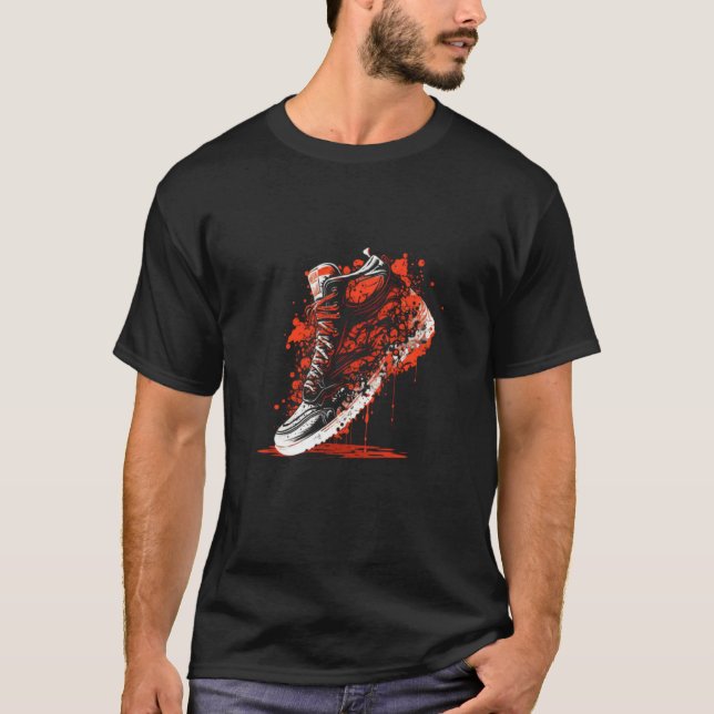 Bloody sneaker t shirt (Framsida)
