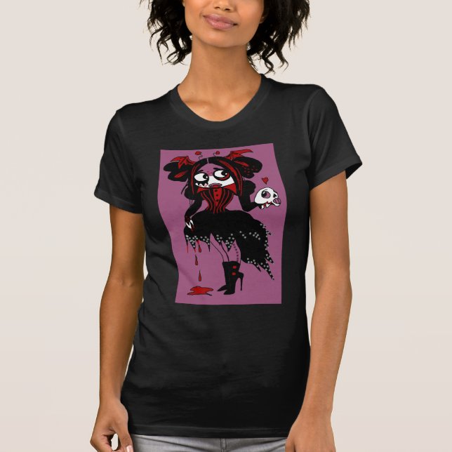 bloody sweetie dark.png t shirt (Framsida)