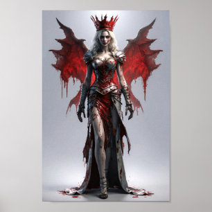 Bloody Vampire Queen Majesstiskt Poster