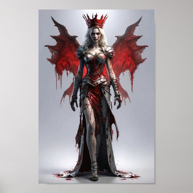 Bloody Vampire Queen Majesstiskt Poster (Framsidan)
