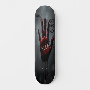 Bloody Warning Edition 2 Mini Skateboard Bräda 18,5 Cm