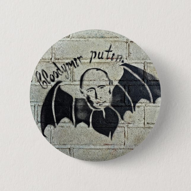 Bloodymir Putin Button Knapp (Framsida)