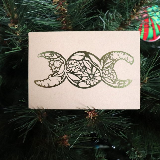 Bloom av tredubbel Måne-symbol Folierat Kort (Skapare uppladdad)