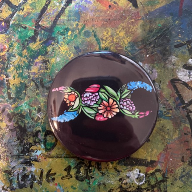 Bloom av tredubbel Måne-symbol Knapp (Skapare uppladdad)