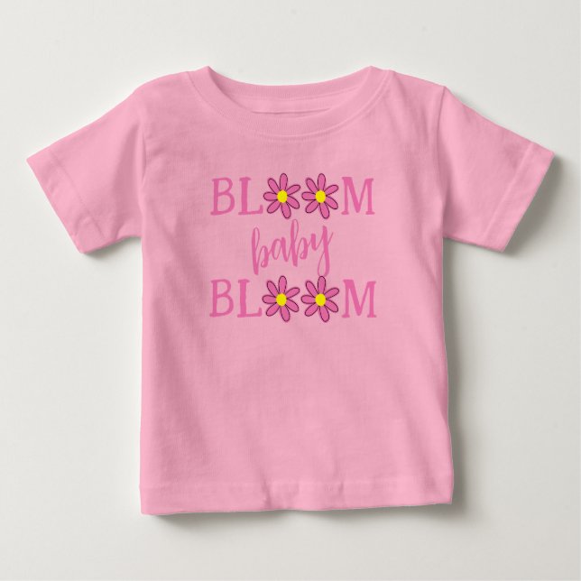 Bloom Baby Bloom Flicka T-Shirt (Framsida)
