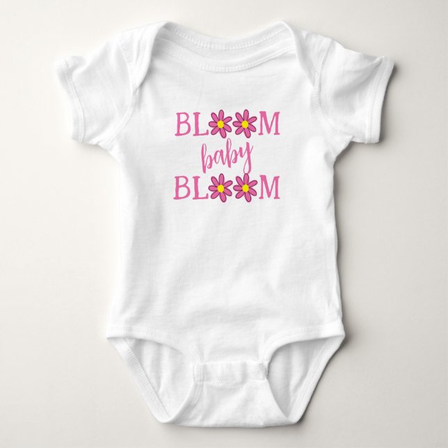 Bloom Baby Bloom Flicka T Shirt (Framsida)