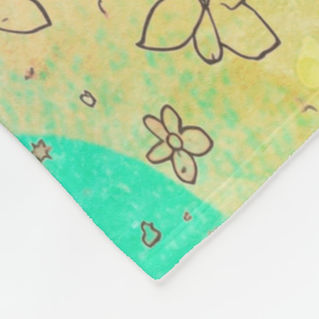 Bloom Baby Bloom - Soft Baby Blanket Fleecefilt (Hörn)