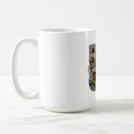 Bloom Betong Vildblomma Typografi Psykisk Hälsa Kaffemugg