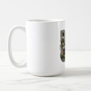 Bloom Betong Vildblomma Typografi Psykisk Hälsa Kaffemugg