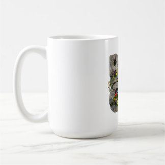 Bloom Betong Vildblomma Typografi Psykisk Hälsa Kaffemugg