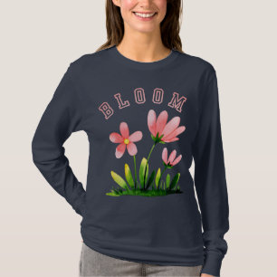 Bloom Blommig Långärmad T Shirt